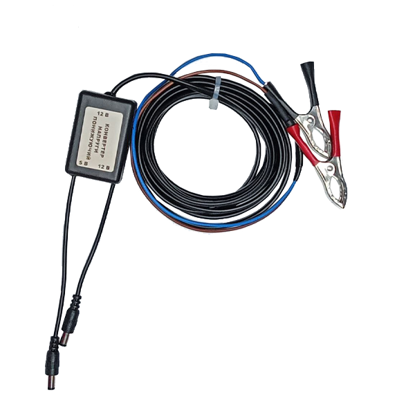 Кабель живлення перехідник для роутера від акумулятора 12+5 В