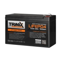 Акумуляторна батарея літій-залізо-фосфатна 12.8В 6А*год Trinix 12V6Ah LiFePO4