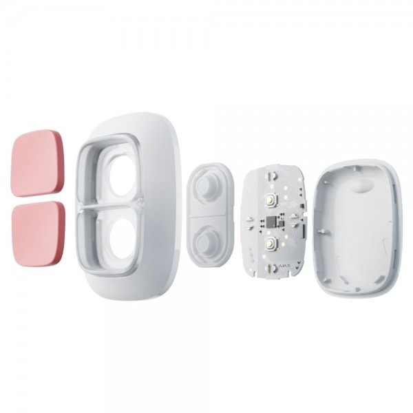 Тривожна кнопка Ajax DoubleButton біла