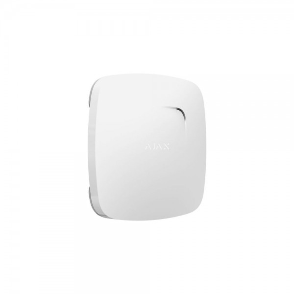 Бездротовий датчик диму Ajax FireProtect білий з температурним сенсором