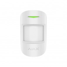 Бездротовий датчик руху Ajax MotionProtect Plus білий з мікрохвильовим сенсором