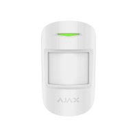 Бездротовий датчик руху та розбиття Ajax CombiProtect білий