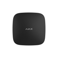 Інтелектуальна централь Ajax Hub 2 Plus чорна з WiFi, 2G, 3G, 4G, Ethernet, підтримкою датчиків з фотоверифікацією