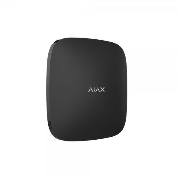 Інтелектуальна централь Ajax Hub 2 Plus чорна з WiFi, 2G, 3G, 4G, Ethernet, підтримкою датчиків з фотоверифікацією