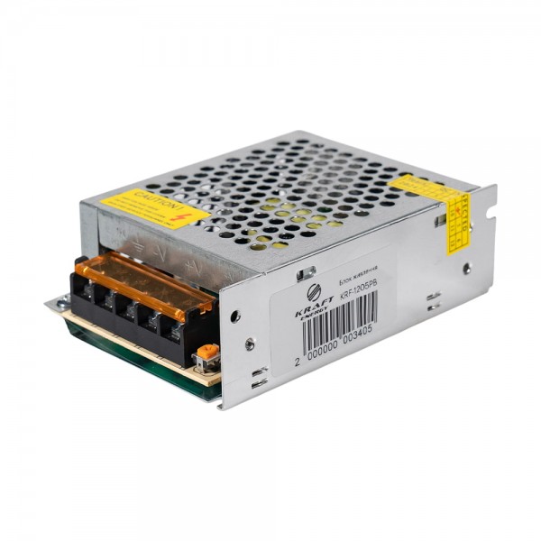Блок живлення KRF-1205PB Kraft 12V/5A