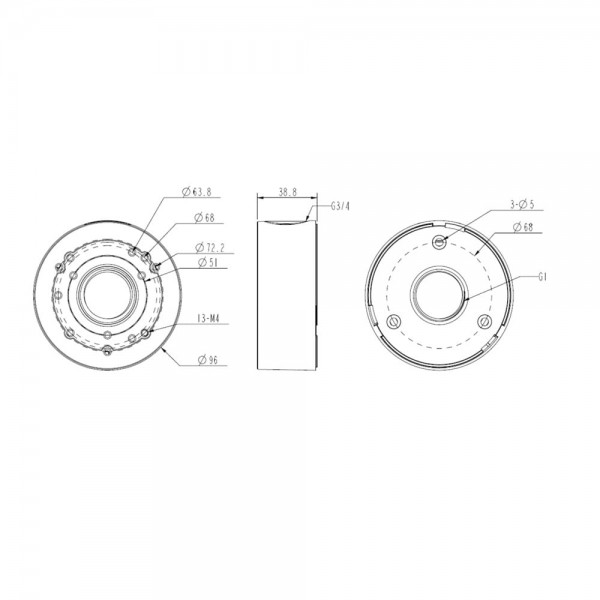 Коробка розподільна TVT TD-YXH0103