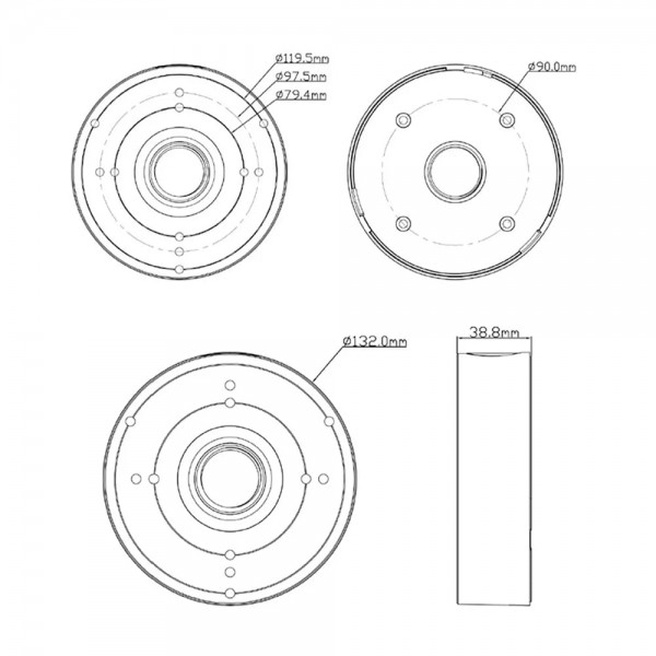 Коробка розподільна TVT TD-YXH0106