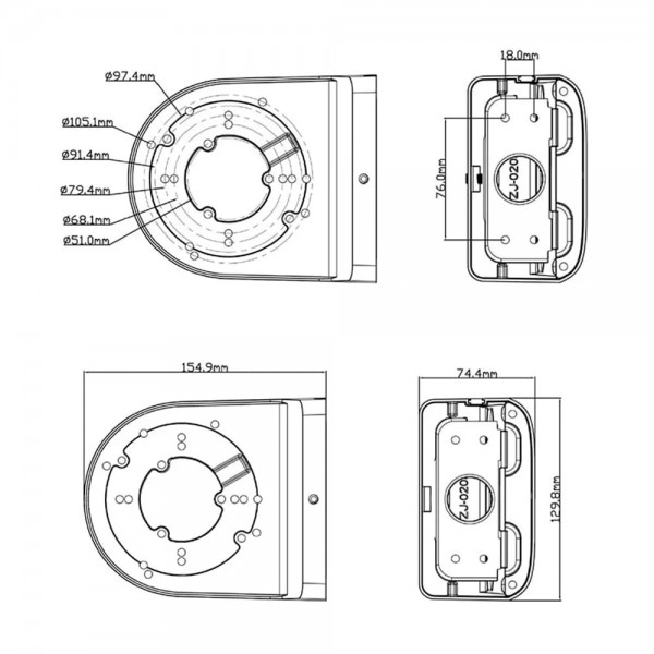 Кронштейн TVT TD-YZJ0203
