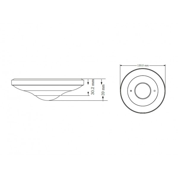 IP-відеокамера панорамна fisheye 6Mp TVT TD-9568E3B(D/PE/AR1) 1.07mm