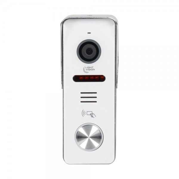 Відеопанель Light Vision RIO FHD(RF) Silver зі зчитувачем Mifare