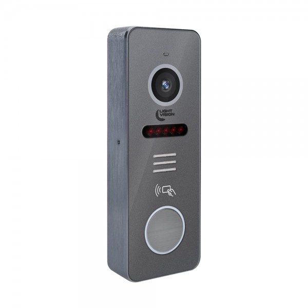 Відеопанель Light Vision RIO FHD(RF) Grey зі зчитувачем Mifare