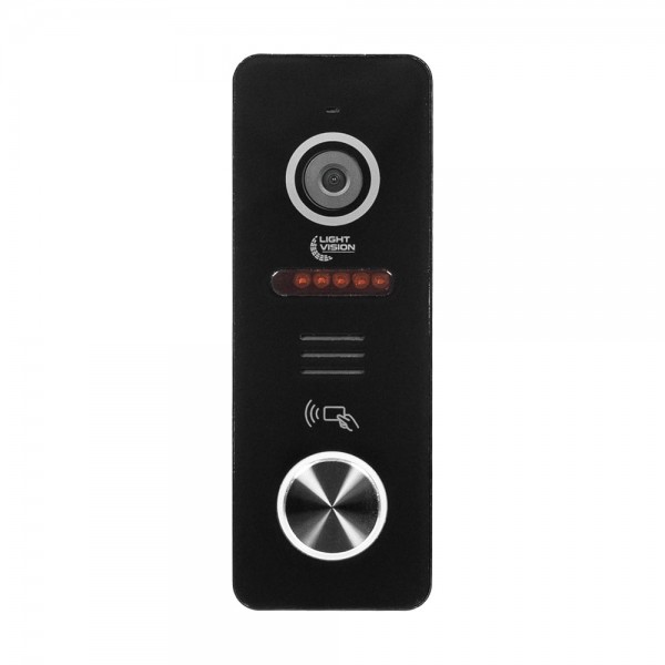 Відеопанель Light Vision RIO FHD(RF) Black зі зчитувачем Mifare