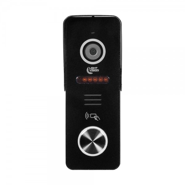 Відеопанель Light Vision RIO FHD(RF) Black зі зчитувачем Mifare