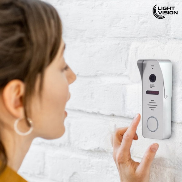 Відеопанель 2Mp Light Vision RIO FHD Silver