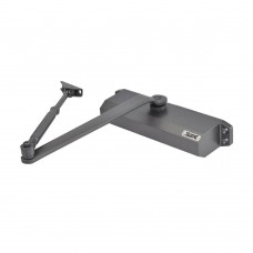 Дверний доводчик Dortec DT-65H Graphite з фіксацією дверей у відчиненому положенні