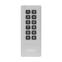 Клавіатура бездротова зі зчитувачем EM-Marine Trinix TRK-2201WR White