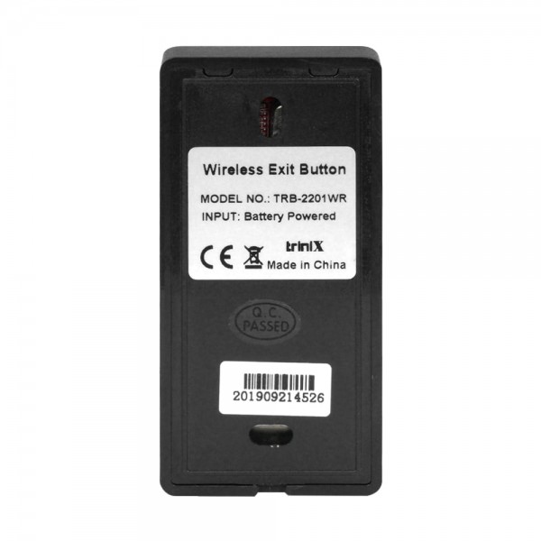 Кнопка накладна бездротова Trinix TRB-2201WR для автономного замка TRL-2201WR