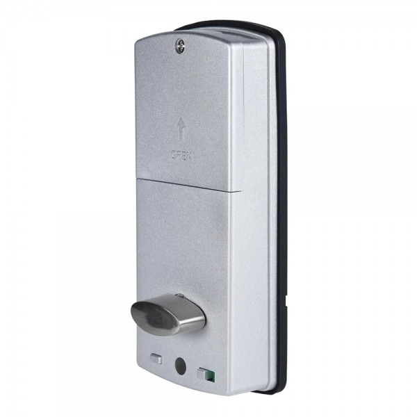 Замок біометричний автономний Trinix TRL-5203BTF Silver Left з Bluetooth, зчитувачем відбитків пальців і карт Mifare