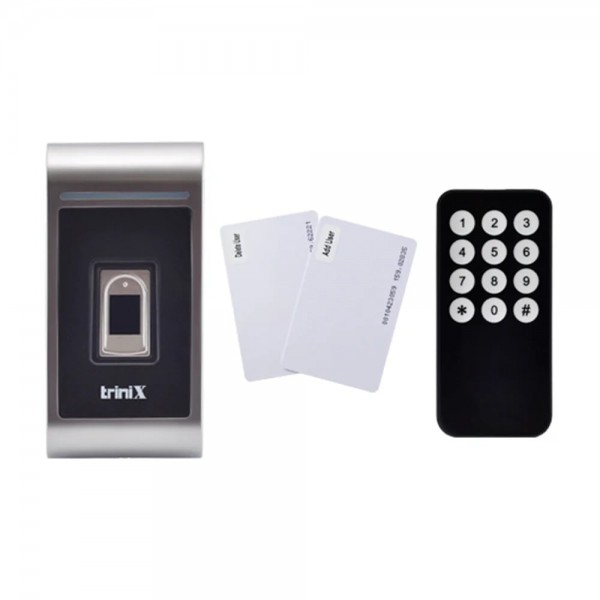Біометричний антивандальний термінал Trinix TRR-1102MFI(WF) зі зчитувачем відбитків пальців і карт Mifare
