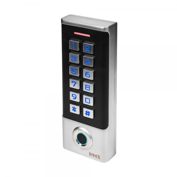 Клавіатура з контролером і зчитувачем відбитків пальців та карт Mifare Trinix TRK-1102MFW