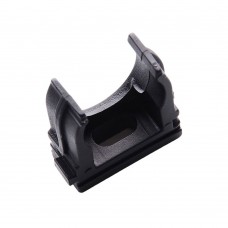 Кліпса для гофри Apro чорна 20 мм (уп. 50 шт.)