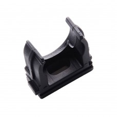 Кліпса для гофри Apro чорна 25 мм (уп. 50 шт.)