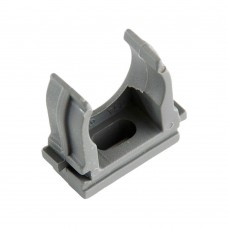 Кліпса для гофри Apro сіра 32 мм (уп. 50 шт.)