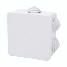 Коробка розподільна з кабельними вводами Courbi, 80 х 80 х 40 мм