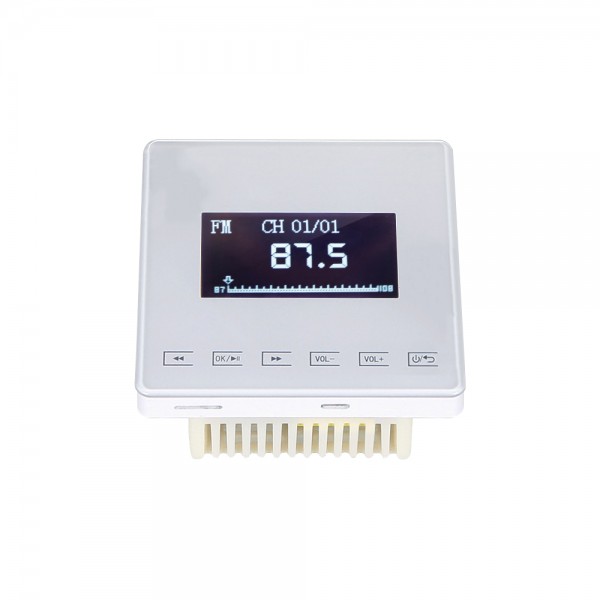 Підсилювач настінний двоканальний CMX A5 Bluetooth/USB/FM 2x15W