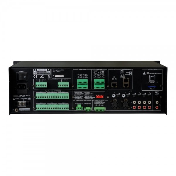 Підсилювач-контролер CMX EVAC-500, 6 зон, 19