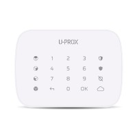 Бездротова сенсорна клавіатура ITV U-Prox Keypad G4 White для керування чотирма охоронними групами