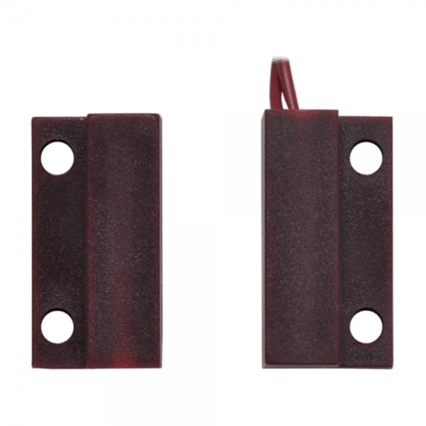 Датчик відчинення магнітоконтактний накладний Trinix СМК 1-9P Brown на пластикові/дерев’яні поверхні