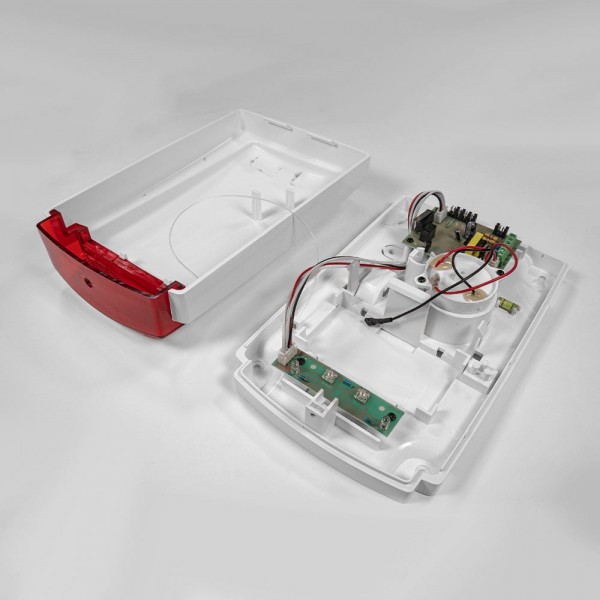 Сирена світлозвукова автономна зовнішня Trinix BS-22 115dB з місцем під АКБ 1.2Ah