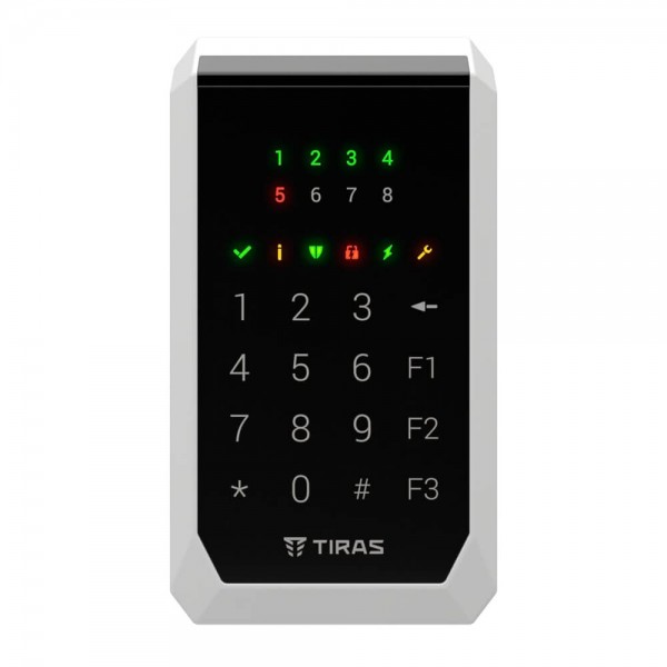 Клавіатура Tiras K-PAD8 Black на 8 індикаторів зон