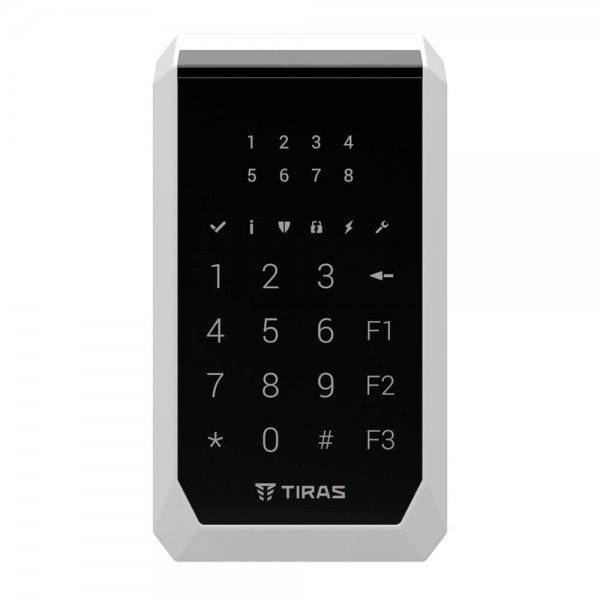Клавіатура Tiras K-PAD8 Black на 8 індикаторів зон