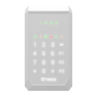 Клавіатура Tiras K-PAD4 White на 4 індикатори зон