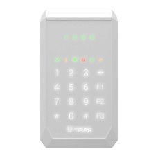 Клавіатура Tiras K-PAD4 White на 4 індикатори зон