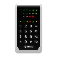 Клавіатура Tiras K-PAD16 Black на 16 індикаторів зон
