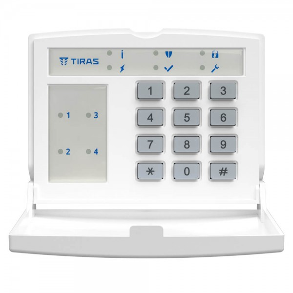 Клавіатура Tiras K-LED4 на 4 індикатори зон