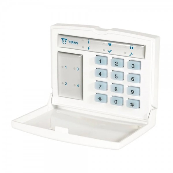 Клавіатура Tiras K-LED4 на 4 індикатори зон
