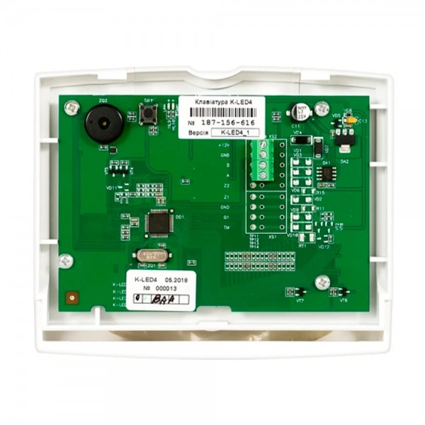 Клавіатура Tiras K-LED4 на 4 індикатори зон