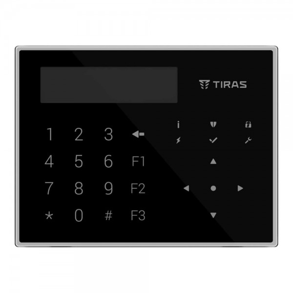 Клавіатура Tiras K-GLCD Black з OLED-дисплеєм
