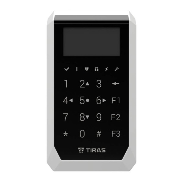 Клавіатура Tiras K-PAD OLED+ Black з OLED-дисплеєм та вбудованим зчитувачем NFC/Mifare
