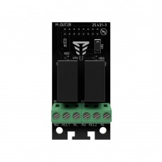 Модуль розширення на 2 релейні виходи Tiras M-OUT2R