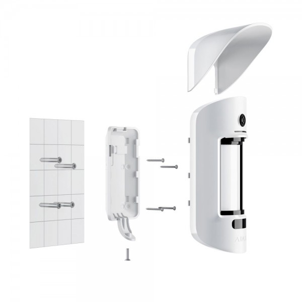 Бездротовий вуличний датчик руху з камерою Ajax MotionCam Outdoor (PhOD) білий