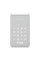 Клавіатура Tiras K-PAD4+ White на 4 індикатори зон з вбудованим зчитувачем NFC/Mifare