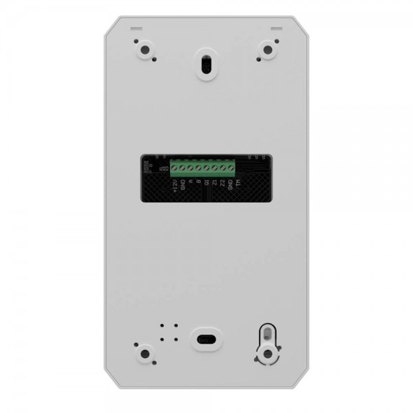 Клавіатура Tiras K-PAD8+ White на 8 індикаторів зон з вбудованим зчитувачем NFC/Mifare