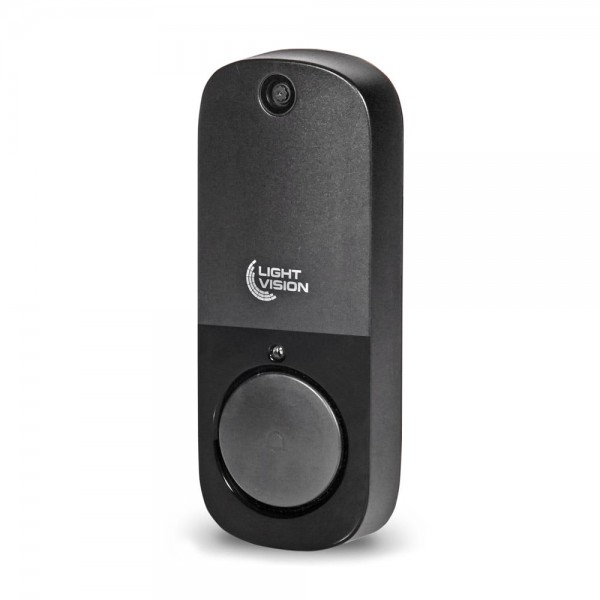 Дверний WiFi дзвінок Light Vision VLC-DR10T(Tuya) White з ІЧ-датчиком руху