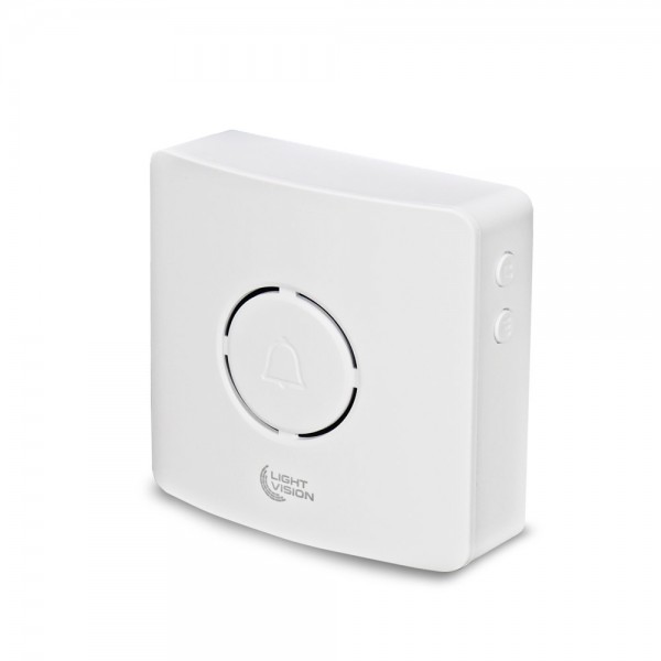 Дверний WiFi дзвінок Light Vision VLC-DR10T(Tuya) White з ІЧ-датчиком руху