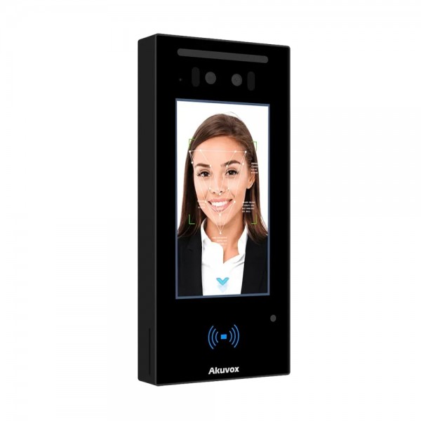 IP-відеопанель багатоабонентська 2Mp Akuvox E16C з екраном 5